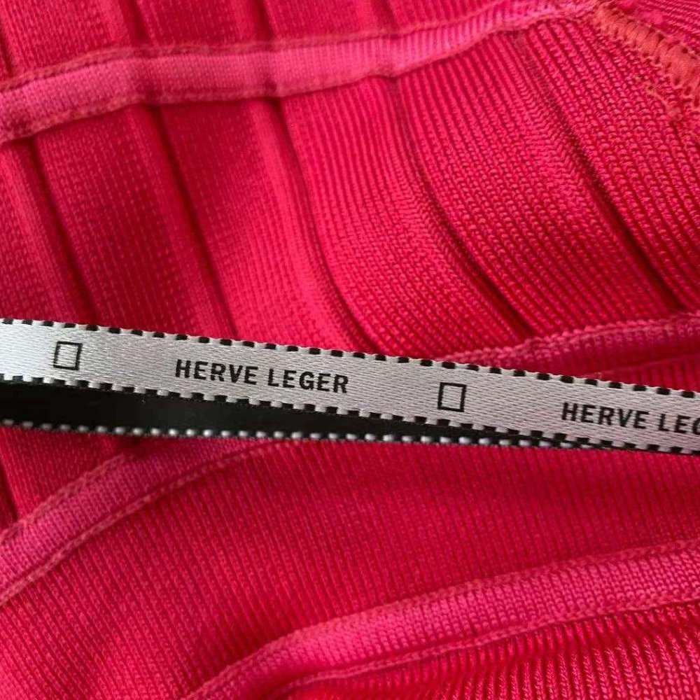 NWOT Hervé Léger Angelica Cocktail Dress Size M - Picture 9 of 9